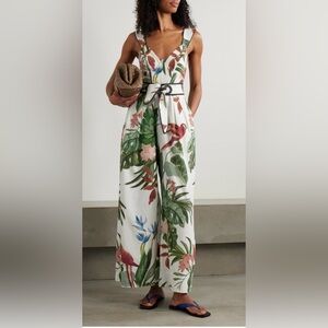 FARM RIO Midnight Macaw Fiesta Mix Jumpsuit. Size XS.